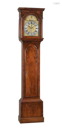 A George I walnut eight-day longcase clock
