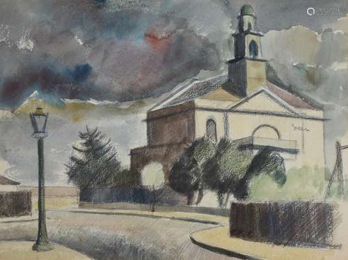 λ Elwin Hawthorne (British 1905-1954), St. Mary's Church, Wa...