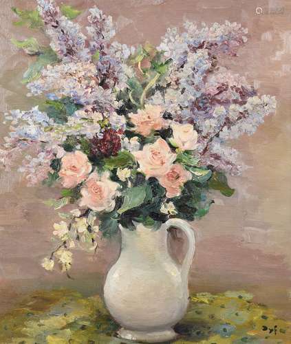 λ Marcel Dyf (French 1899-1985), Roses et Lilas