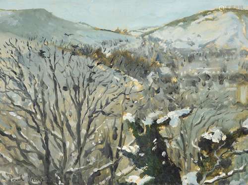 λ Paul Lucien Maze (French 1887-1979)Snowy Landscape, Compto...