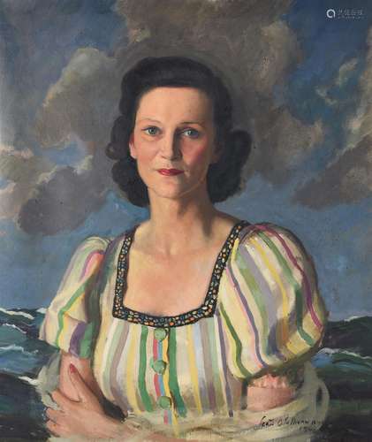 λ Sean O'Sullivan (Irish 1906-1965), Portrait of Daphne, Mar...