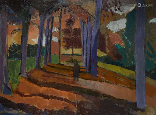 λ Earl Haig (British 1918-2009), Autumn Walk