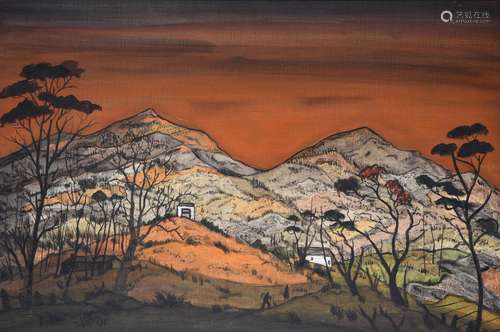 λ Fred Uhlman (British 1901–1985), Welsh Landscape - Croesor...