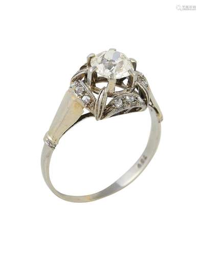 A single stone diamond ring