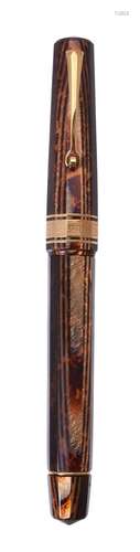 Omas, Paragon, 75 Years, an arco brown fountain pen