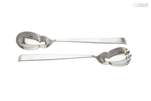A pair of late Victorian salad servers by John Grinsell & So...