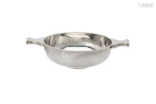 A large silver quaich by Robert Stewart