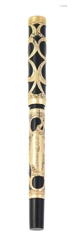 A gold filled fountain pen