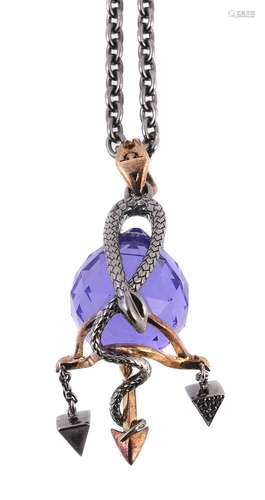 An Astro Ball Libra pendant on chain by Stephen Webster