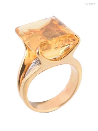 A citrine dress ring by H. Stern