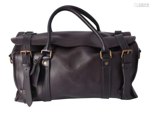 Louis Vuitton, a brown leather Keepall