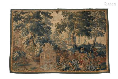 A Flemish verdure tapestry, last quarter 17th century