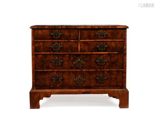 An olivewood oyster veneered chest of drawers, , circa 1690 ...