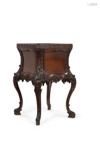 A George III mahogany kettle stand, circa 1770, in the manne...