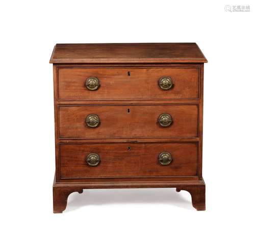 A George III mahogany chest of drawers