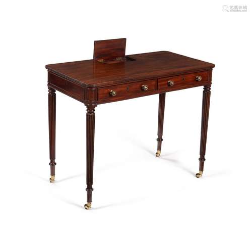 A Regency mahogany 'chamber' table