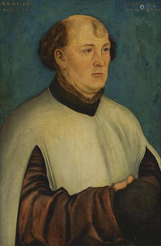 Georg Lemberger (German C.1490-1537), Portrait of a cleric