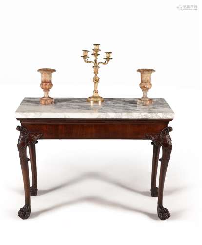 A George II mahogany console table