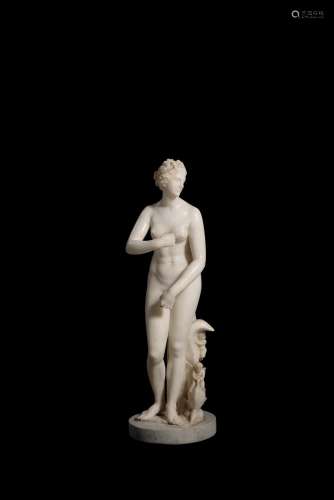 An Italian alabaster model of Venus de Medici after the Anti...