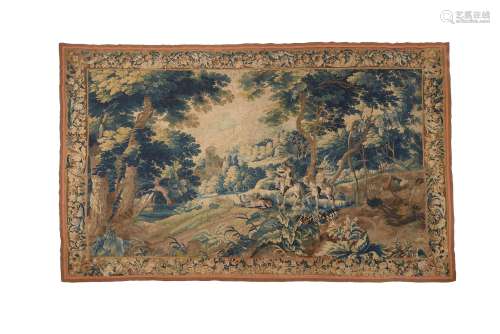 A Flemish verdure tapestry, early 18th century