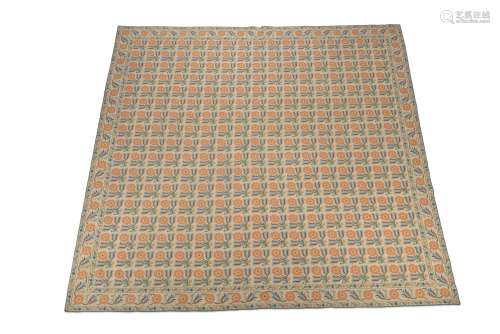 A Portuguese needlepoint carpet