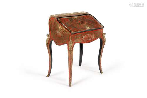 A Victorian 'Boulle' marquetry and gilt metal mounted bureau...