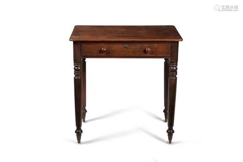 A William IV mahogany side table