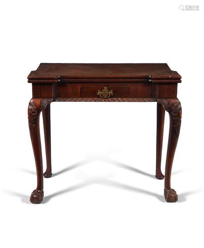 A George II mahogany tea table