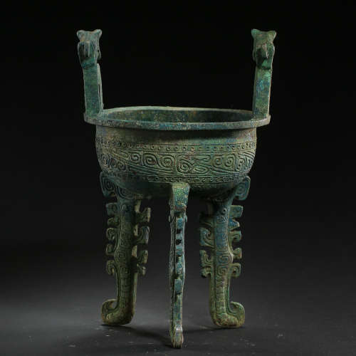 CHINESE HAN DYNASTY BRONZE DING