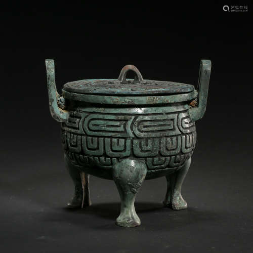 CHINESE HAN DYNASTY BRONZE DING