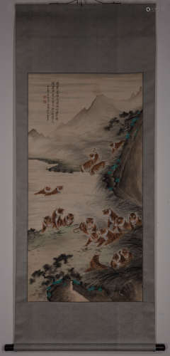 CHINESE PAINTING AND CALLIGRAPHY, CUPG DAQIAN MARK