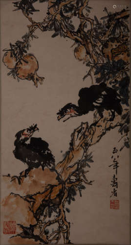 CHINESE PAINTING AND CALLIGRAPHY, BIRDS