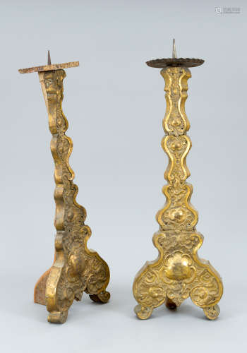 Pair of Austrian candle sticks