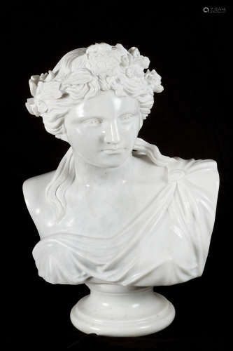 Classical marble bust