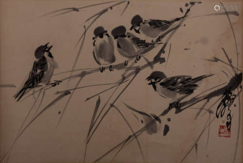 CHINESE PAINTING AND CALLIGRAPHY, BIRDS