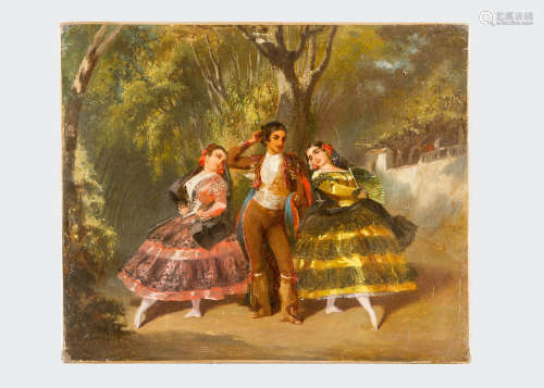 Vicente Gonzalez Y Palmaroli (1834-1896)-attributed