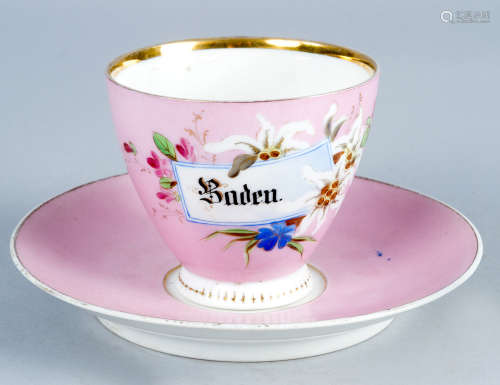 Baden by Vienna porcelain cup