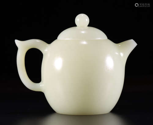 HETIAN JADE TEA POT