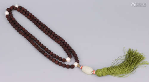 CHENXIANG WOOD STRING NECKLACE WITH 108 BEADS