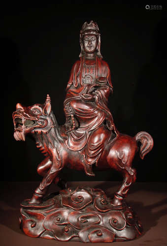 CHENXIANG WOOD GUANYIN BUDDHA STATUE