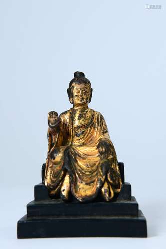 chinese bronze buddha statue