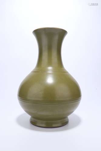 chinese teadust glazed porcelain vase