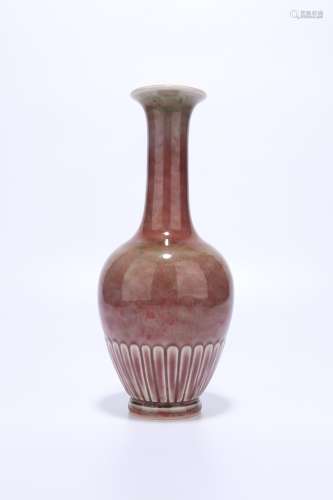 chinese crystal glazed porcelain bottle vase
