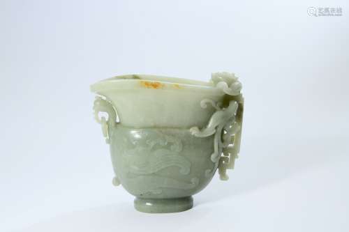 chinese jade cup