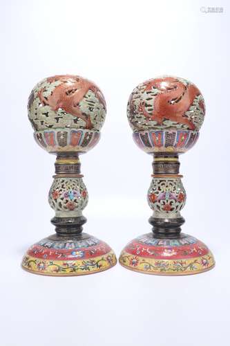 chinese famille rose porcelain incense burner