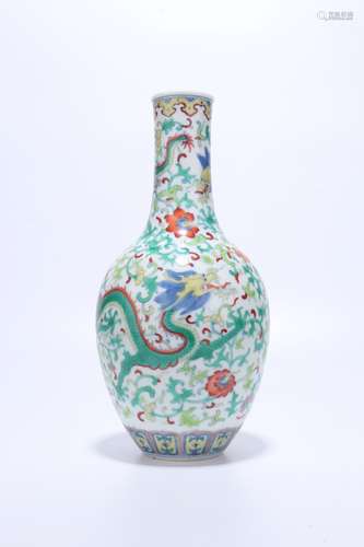 chinese blue and white doucai porcelain vase