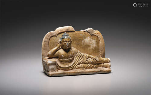 十七世纪 释迦涅槃像