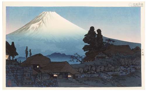 JAPON VERS 1938, «MONT FUJI DEPUIS MIZUKUBO»