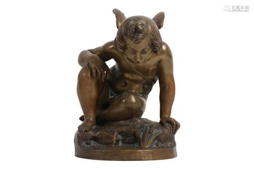 JEAN-BAPTISTE JOSEPH DEBAY (FRENCH 1779-1863): A BRONZE FIGU...