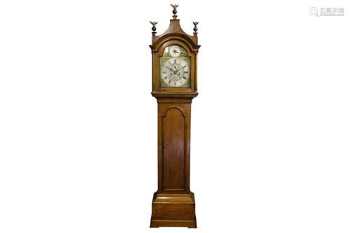 A GEORGE III LATE 18TH CENTURY OAK LONGCASE CLOCK SIGNED JAM...